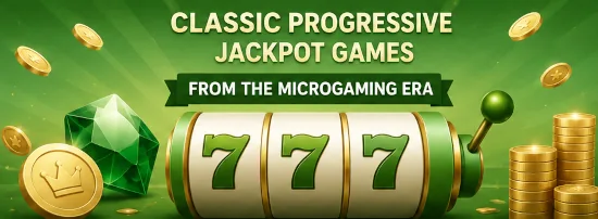 Classic progressive jackpot casino games from the Microgaming era