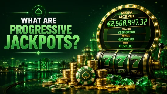 Progressive jackpot slot machine with growing prize pool